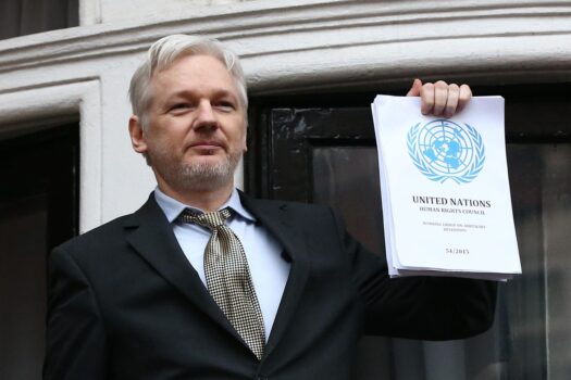 Julian Assange's Family Is Raising Funds For Him With Bitcoin